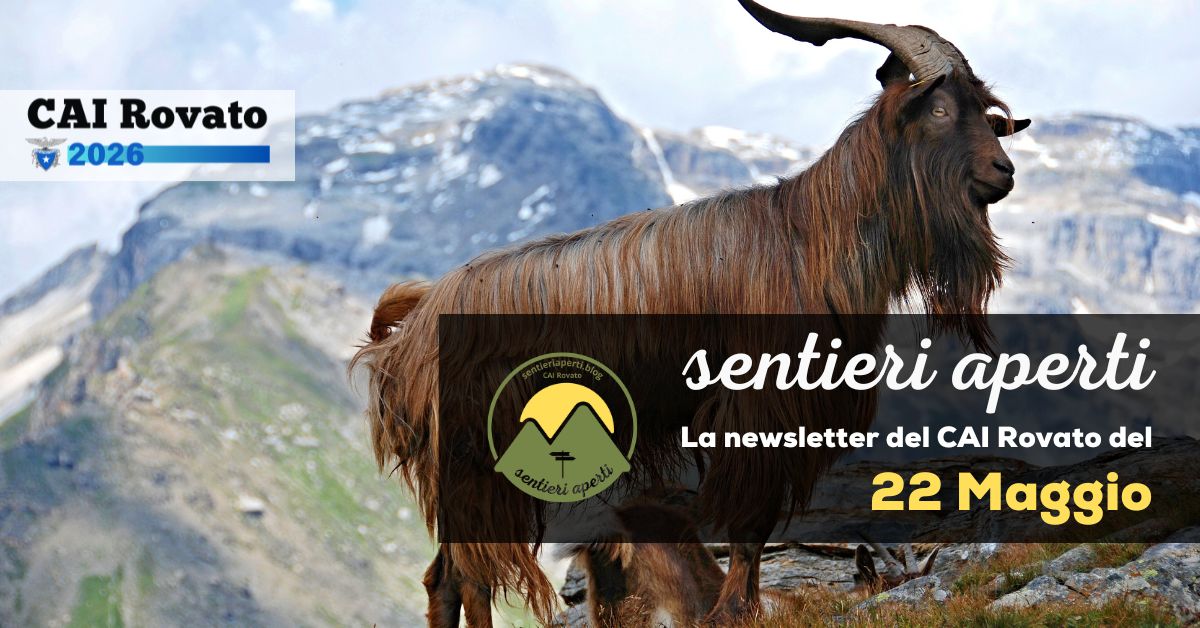 La Newsletter del CAI Rovato – 22 Maggio 2026