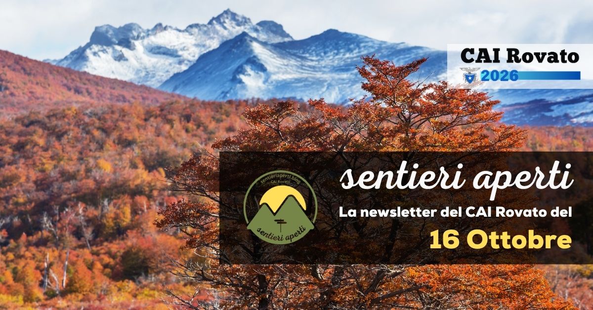 La Newsletter del CAI Rovato – 16 Ottobre 2026